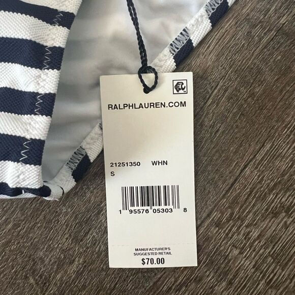 Ralph Lauren Stripped Bikini Bottom- Size Small - Picture 3 of 8